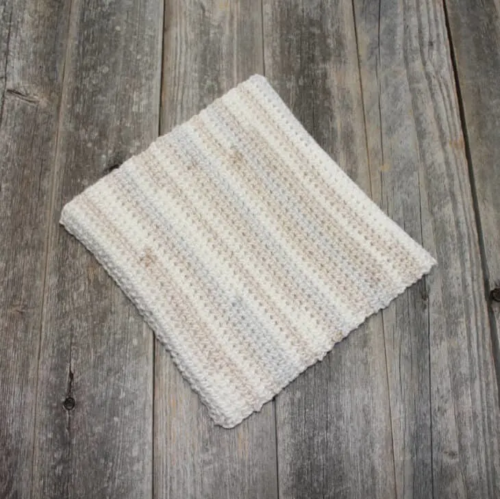 Try this double thick hot pad crochet pattern. This easy pattern uses a variation of the single crochet stitch.