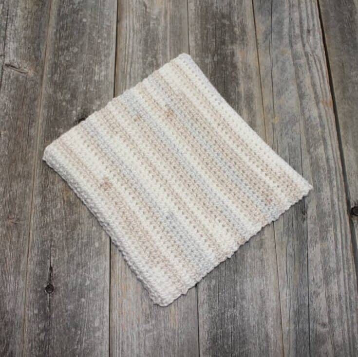 Try this double thick hot pad crochet pattern. This easy pattern uses a variation of the single crochet stitch.