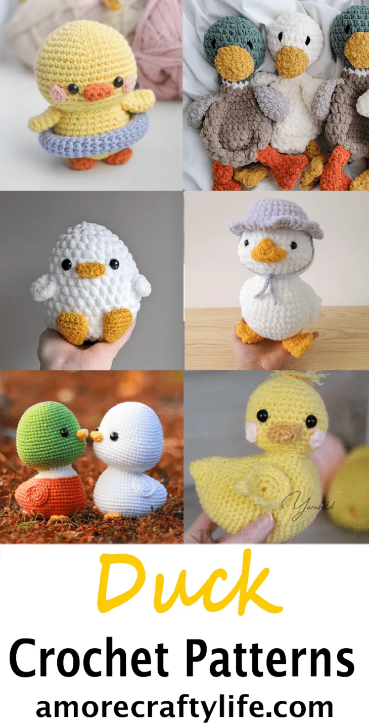 Make your own cute crochet duck pattern. There are a bunch of different patterns to try.