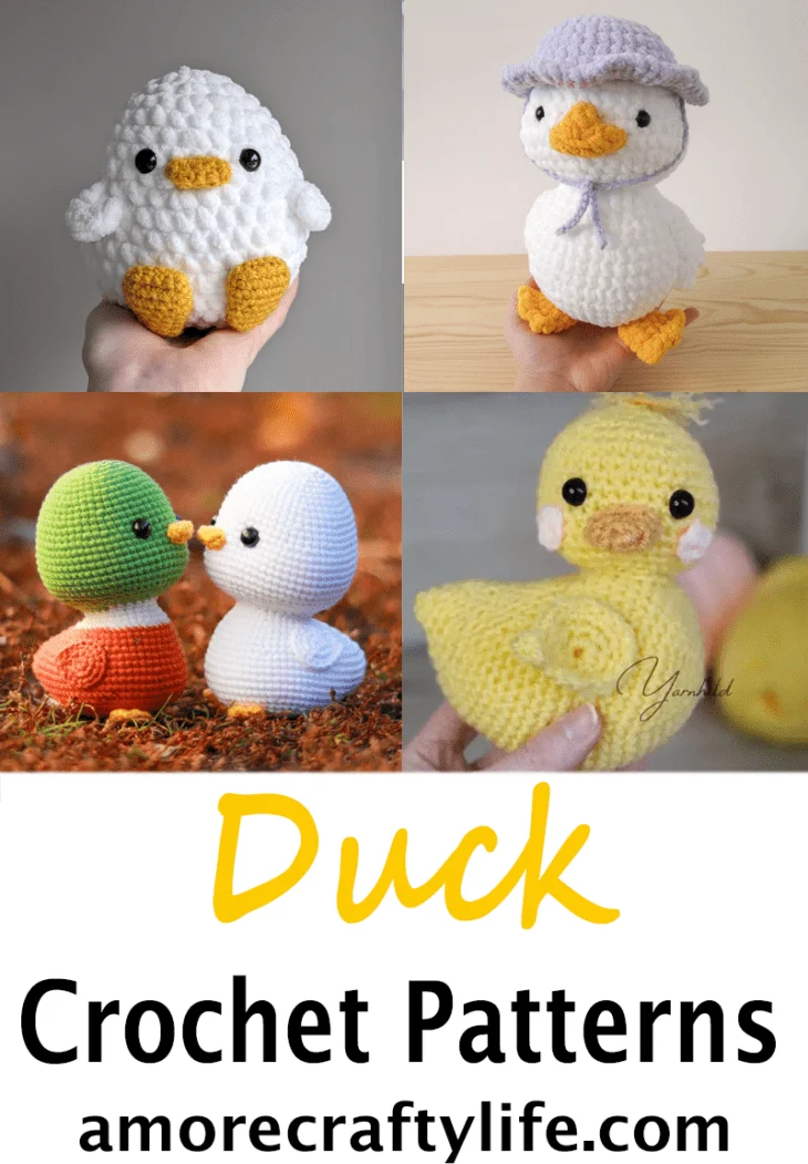 Make your own cute crochet duck pattern. There are a bunch of different patterns to try.