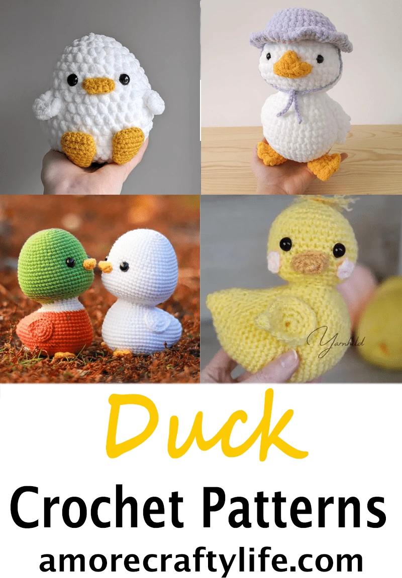 Make your own cute crochet duck pattern. There are a bunch of different patterns to try.