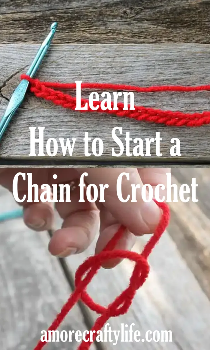 Learn how to start a knot and chain for crochet. There are photo tutorials and videos.