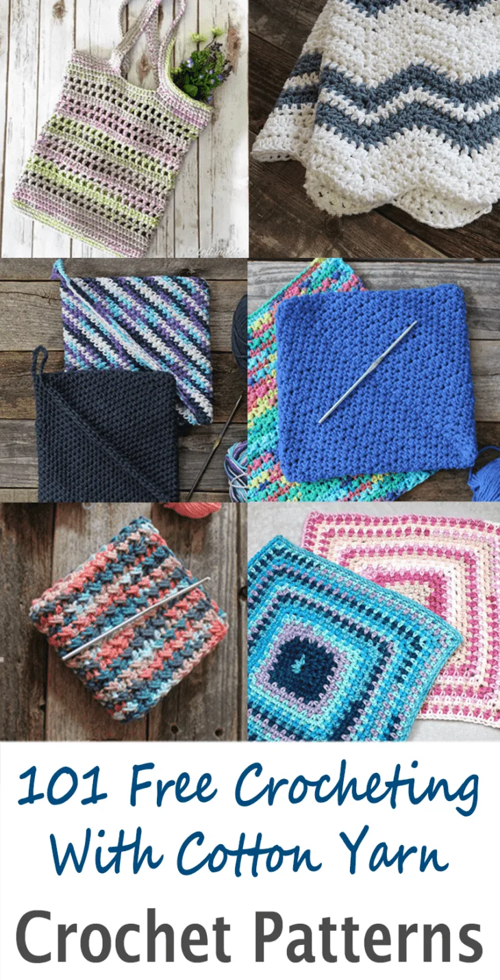 Try some of these crocheting with cotton yarn patterns. There are lots different ideas for you to make.