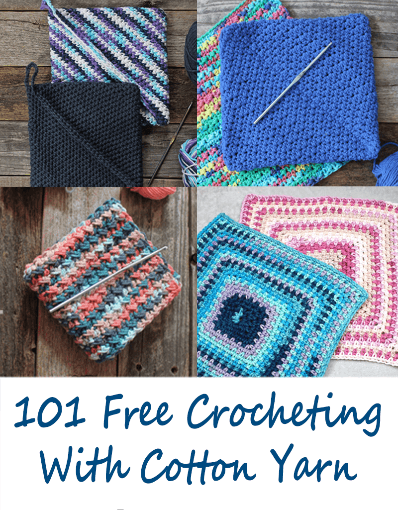 101 Crocheting With Cotton Yarn Free Patterns A More Crafty Life