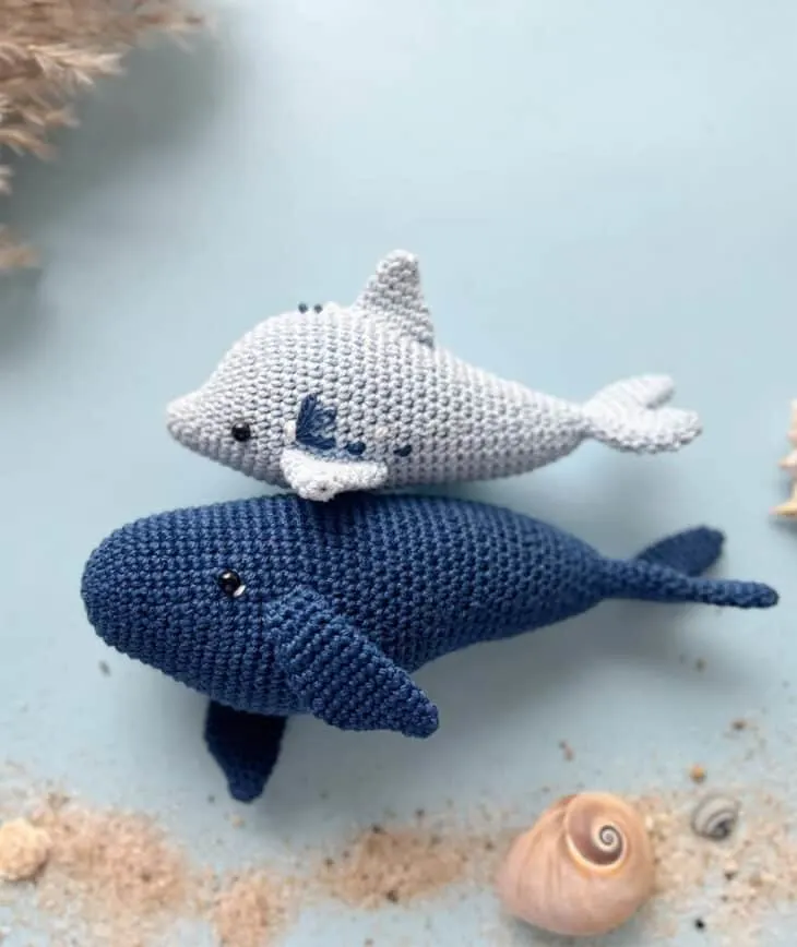 Make your own cute whale with this detailed crochet whale pattern.