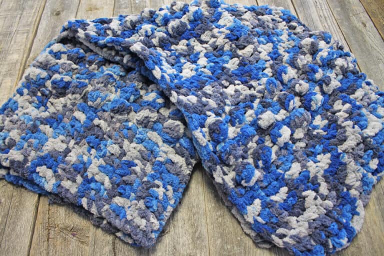 Easy Charlie Soft Chenille Chunky Baby Blanket Crocheting Pattern - A ...