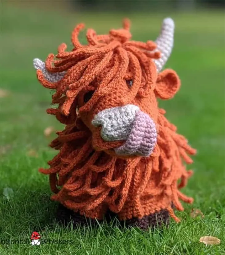Make your own adorable highland cow plushies.