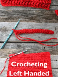 Learn crocheting left handed. There are lots of video tutorials and free patterns for left handers.