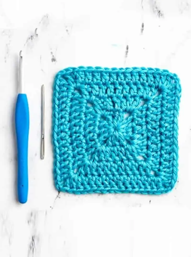 Make a solid granny square with this pattern.