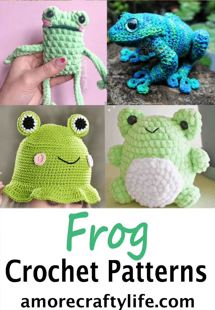 Make some cute frog crochet patterns.