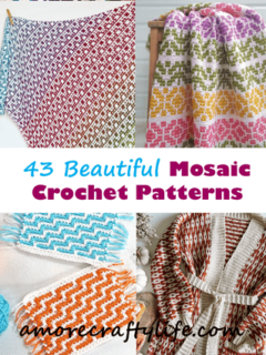 Beautiful mosaic crochet patterns to try.