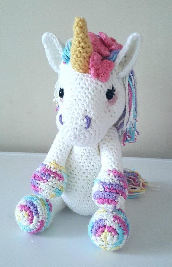 unicorn crochet patterns - crochet pattern pdf - amorecraftylife.com #unicorn #baby #crochet #crochetpattern