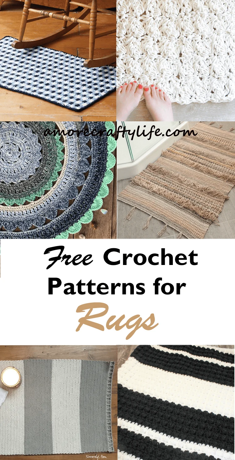 Make a rug with this free crochet pattern.