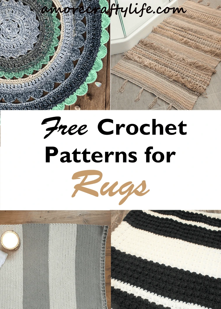 Make a rug with this free crochet pattern.