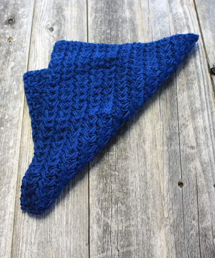 Make a soft spa crochet washcloth with this easy pattern using bamboo and cotton yarn.