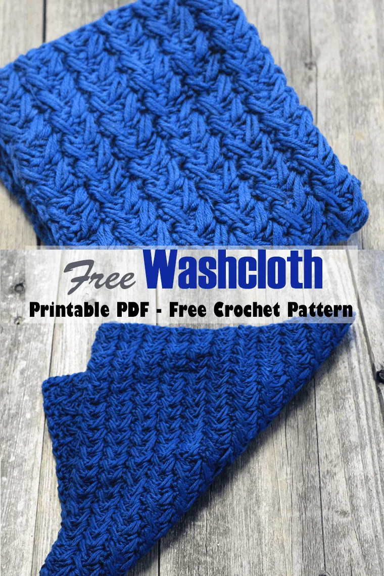 Make a soft spa crochet washcloth with this easy pattern using bamboo and cotton yarn.
