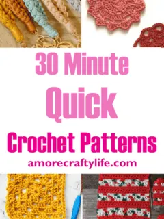 30 minute crochet projects: easy small projects to crochet