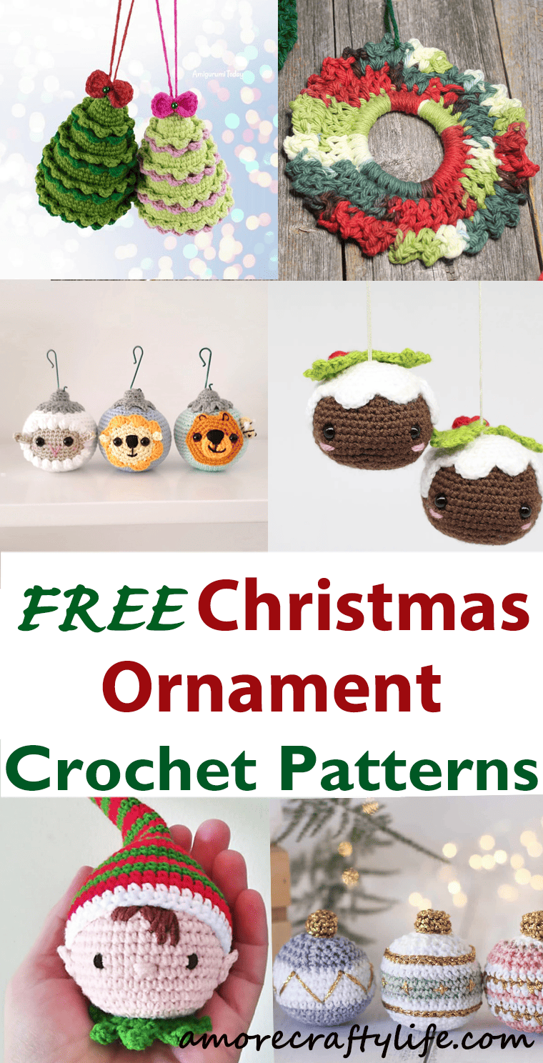 free Christmas crochet ornament patterns
