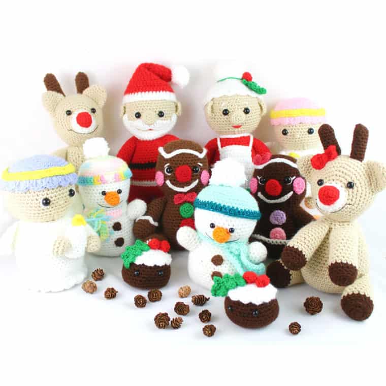 41 Small Christmas Amigurumi Crochet Patterns Free to Make A More
