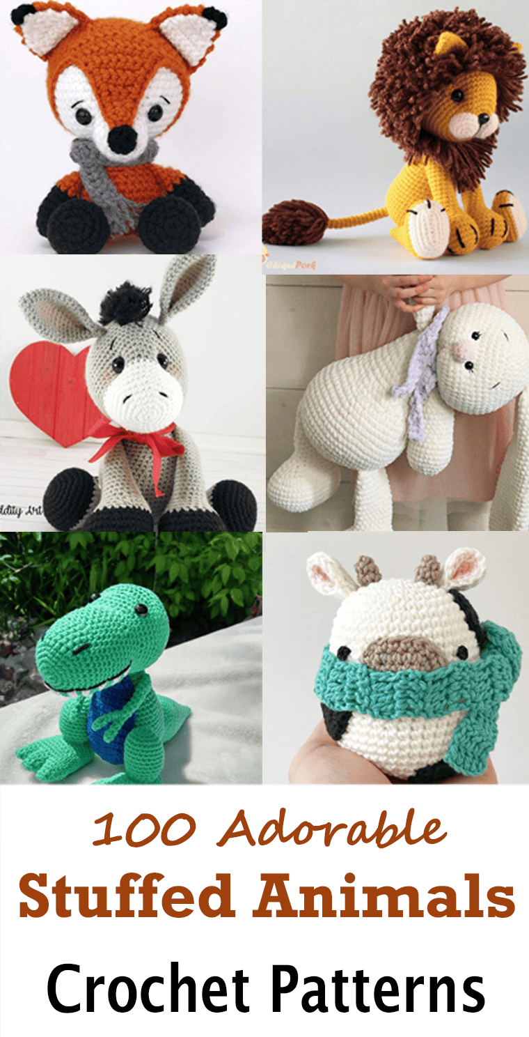 crochet pattern for stuffed animals- amigurumi amorecraftylife.com #crochet #crochetpattern