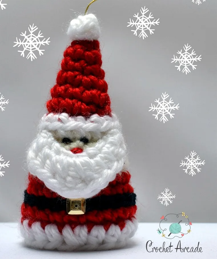 cute crochet Santa Claus pattern 