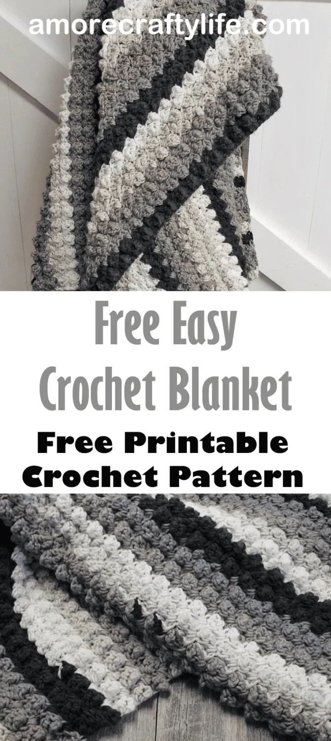 cookies and cream easy crochet blanket pattern