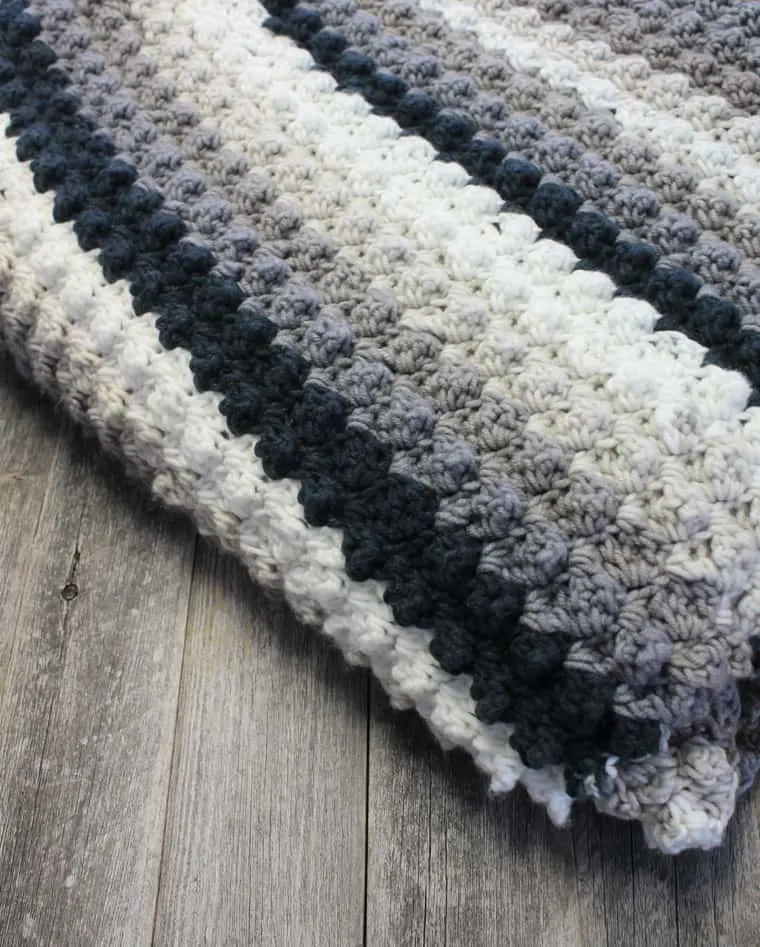 cookies and cream easy crochet blanket pattern