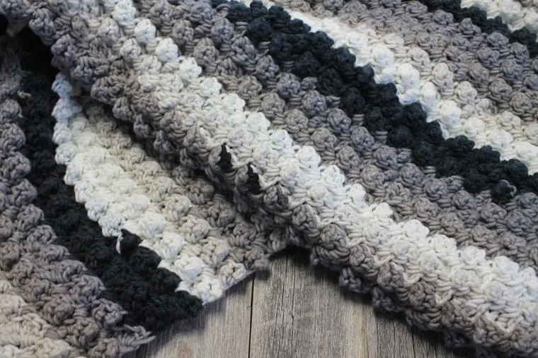 cookies and cream easy crochet blanket pattern