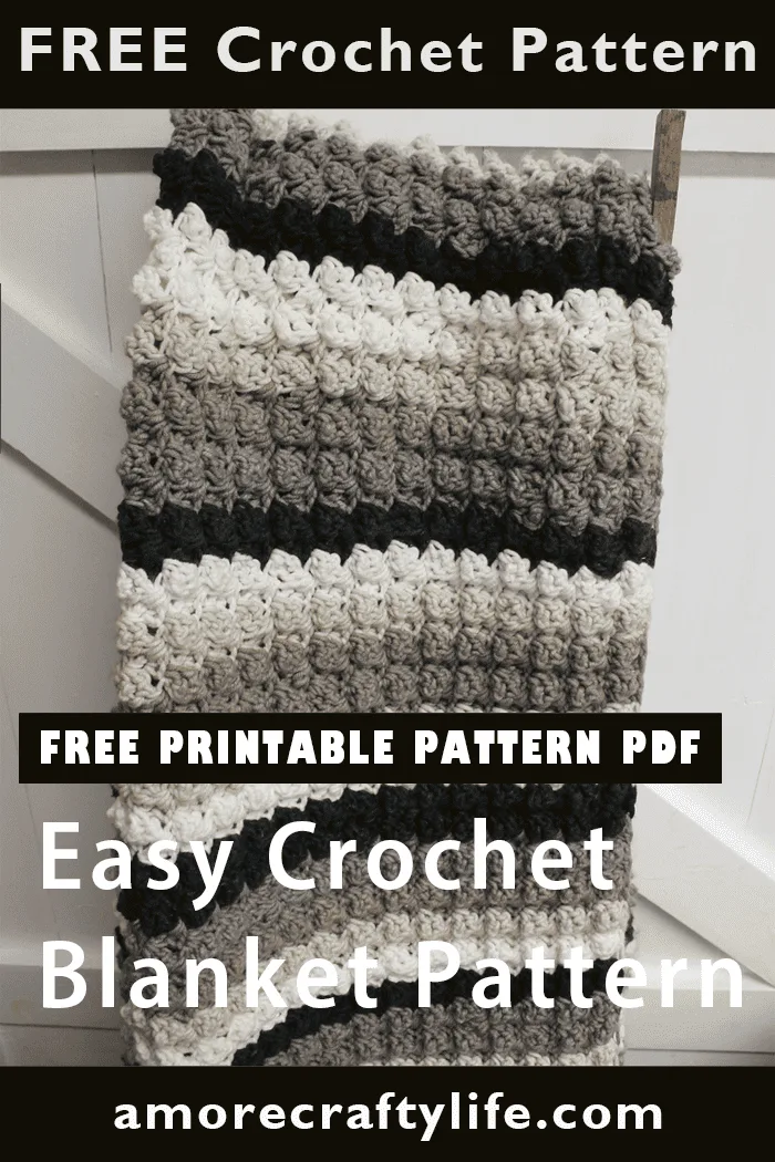 cookies and cream easy crochet blanket pattern