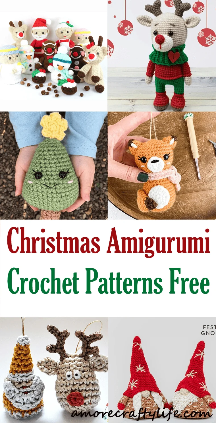 christmas amigurumi crochet patterns
