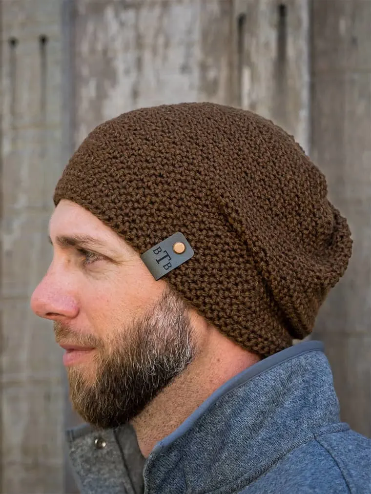 slouch crochet hat