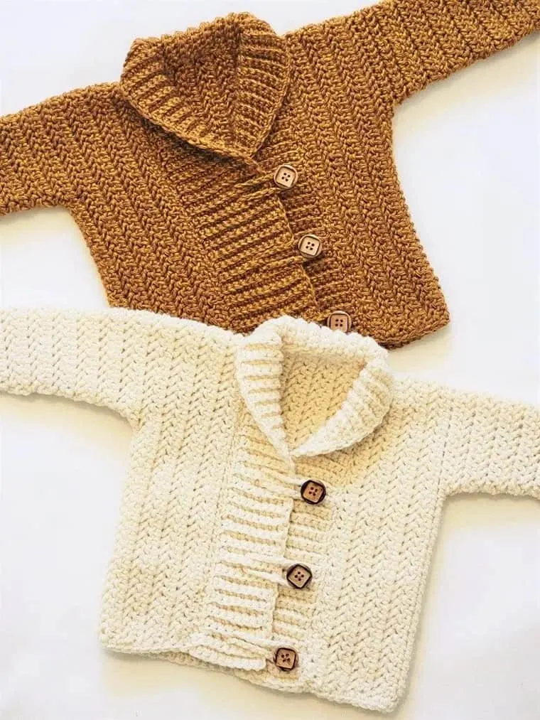 boy baby sweater crochet patern