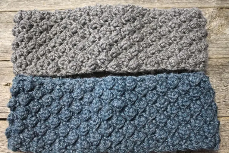 berry stitch crochet ear warmer pattern