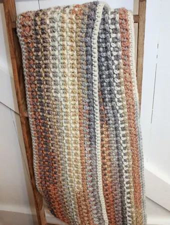 free pattern crochet scarf worsted weight yarn