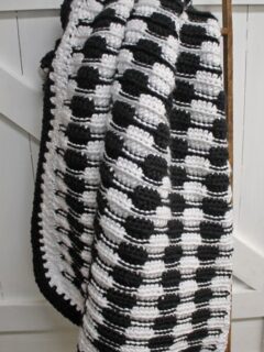 black and white crochet blanket pattern