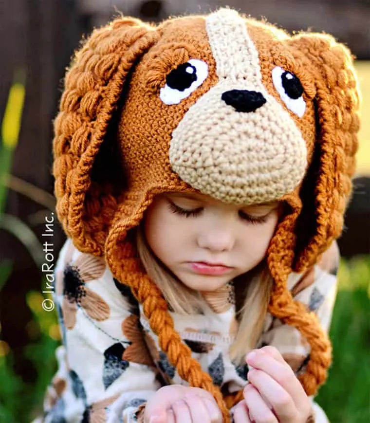 crocheted dog hat pattern