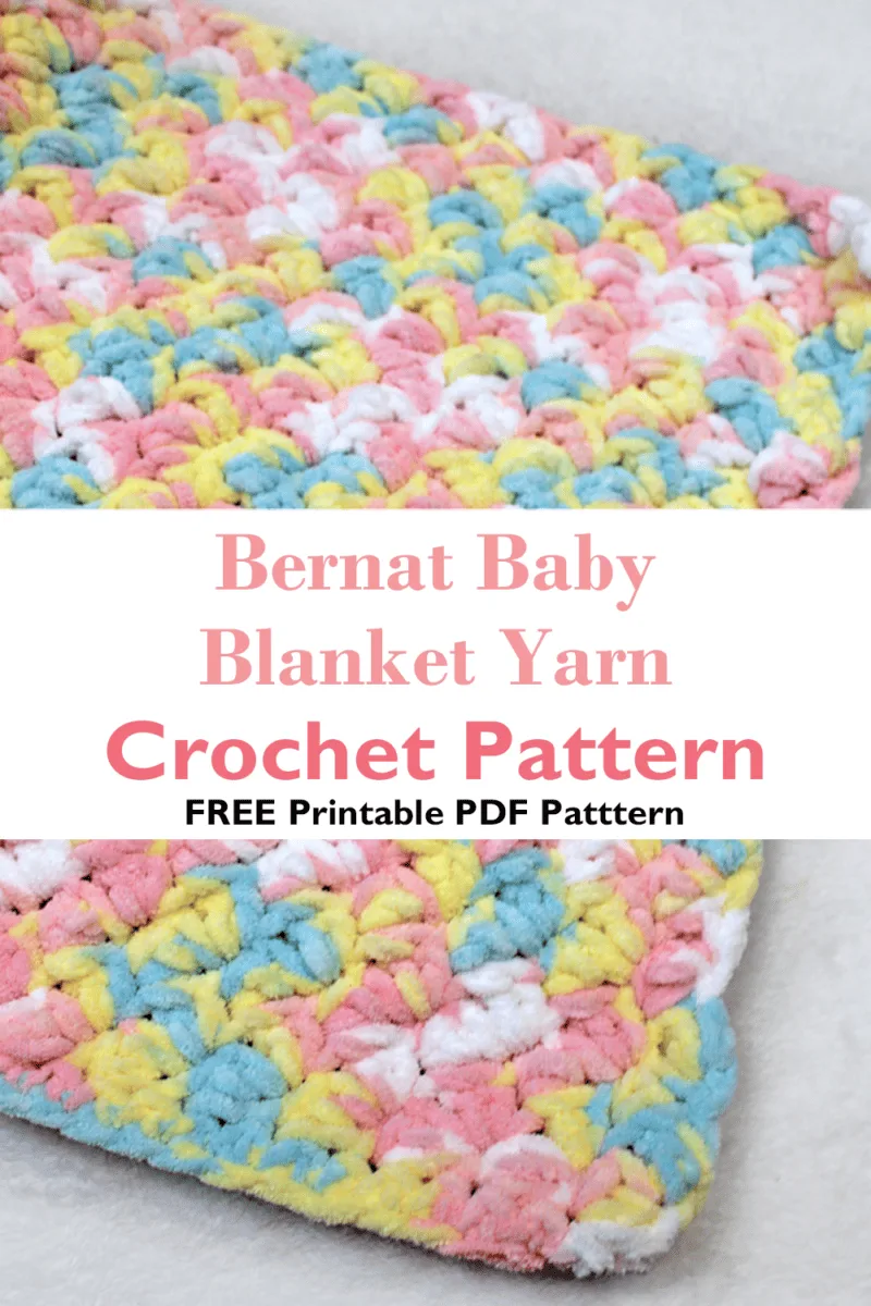 bernat baby blanket yarn crochet blanket pattern