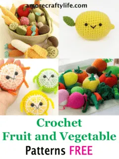 crochet fruit and vegetables patterns free