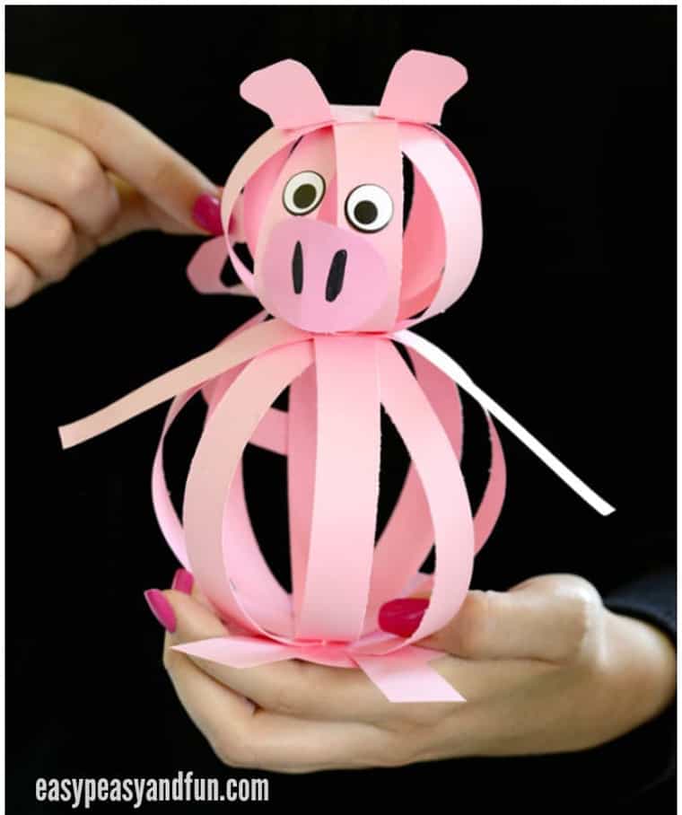 pig craft for kids