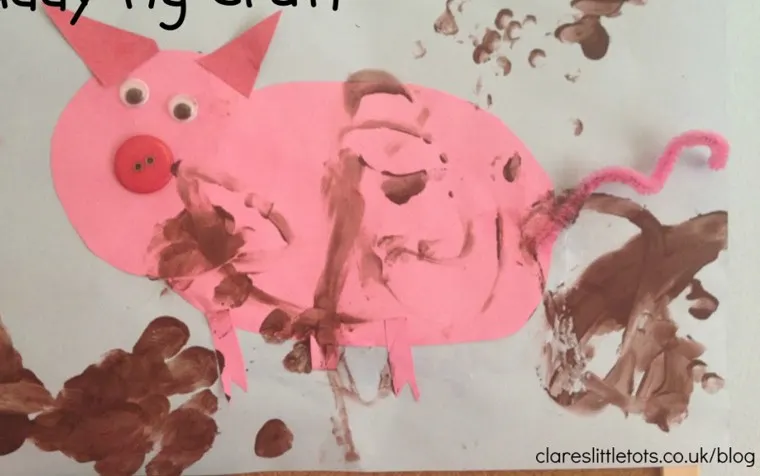 pig craft for kids