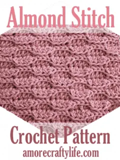 almond crochet stitch