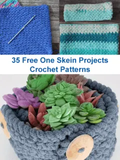 free one skein crochet project patterns