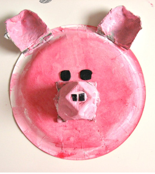 pig craft for kids