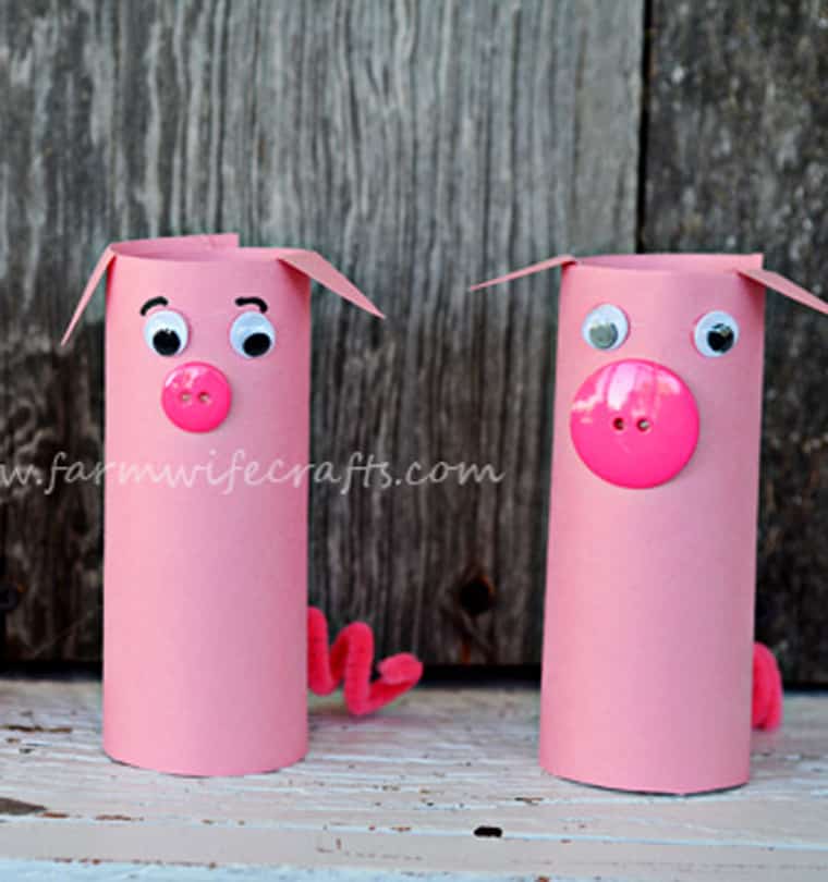 pig craft for kids