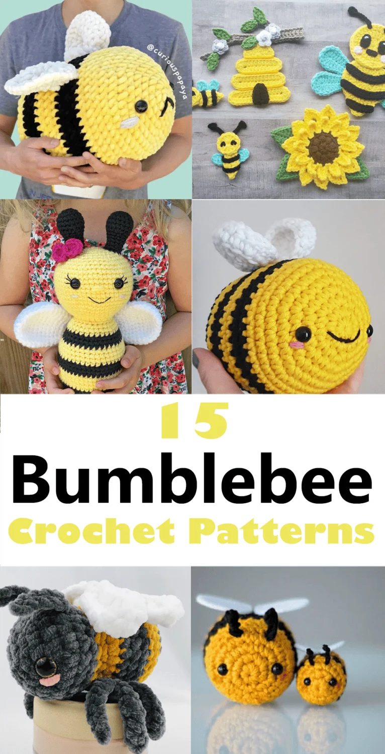 crochet bumblebee pattern bees