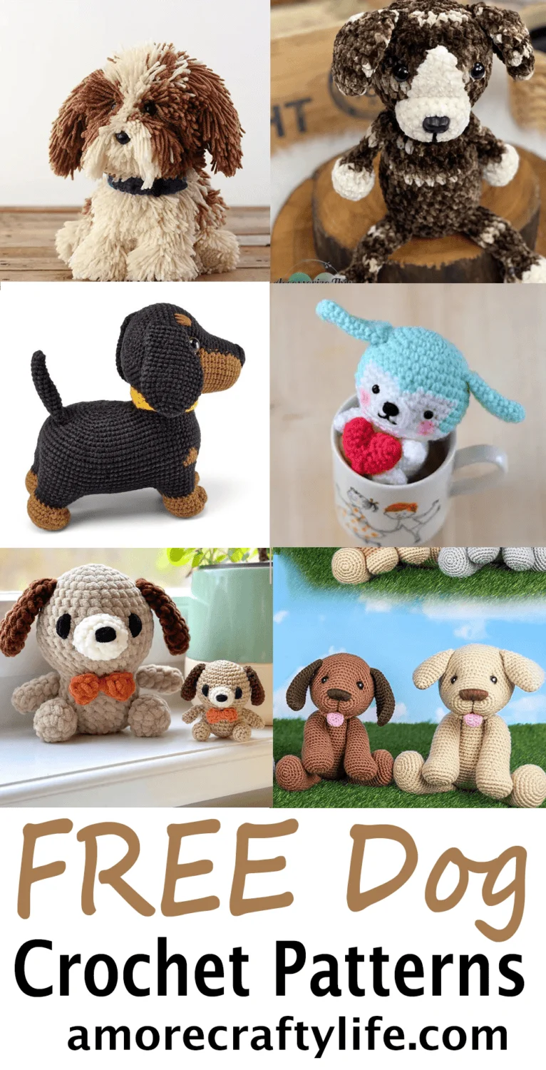 free crochet dog patterns