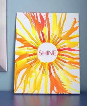 sun kid's craft - spring craft - crafts for kids- kid crafts - amorecraftylife.com #preschool #kidscraft #craftsforkids