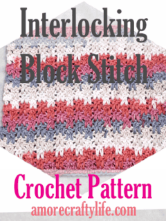 interlocking block stitch crochet pattern