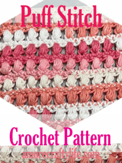 puff stitch crochet pattern