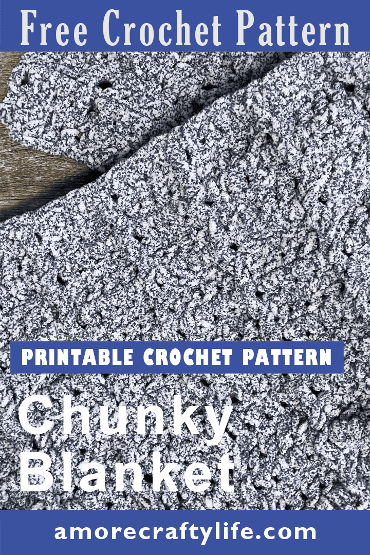 landon blue chunky throw crochet pattern